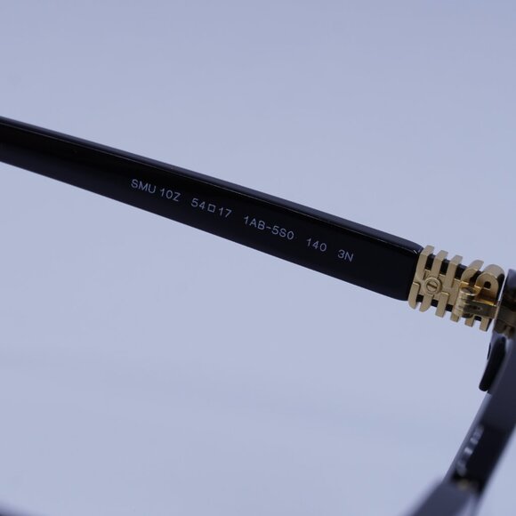 Miu Miu MU10ZS 1AB5S0 Sunglasses Black\\Gold Browline Frame main image 12